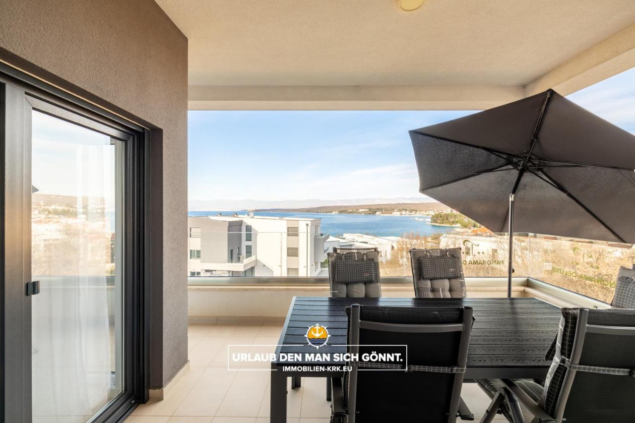 Penthouse Panorama Deluxe In Malinska Apartment Luaran gambar