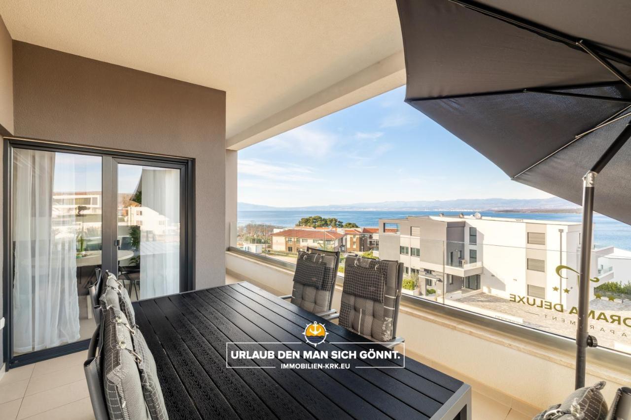 Penthouse Panorama Deluxe In Malinska Apartment Luaran gambar